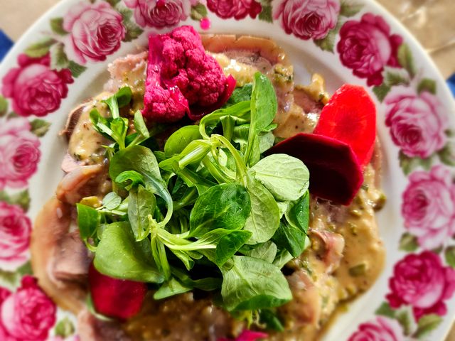 La Cuisine de Papa Carpaccio de tête de veau